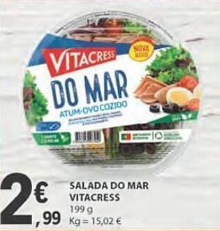 Saladas prontas vitacress