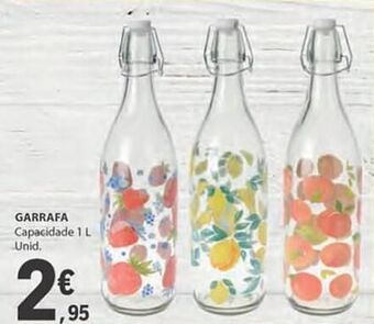 E.Leclerc Garrafa de vidro promoção