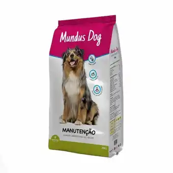 Pingo Doce Ração seca para cão adulto sabor carne e cereais manutenção mundus dog promoção