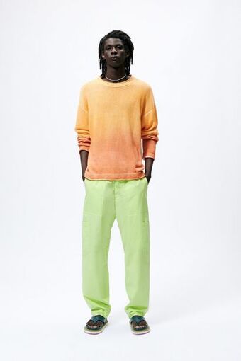 ZARA Calças cargo limited edition promoção