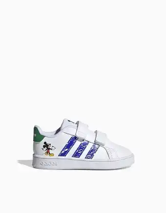 Zippy Sapatilhas para bebé menino 'mickey adidas grand court', branco promoção