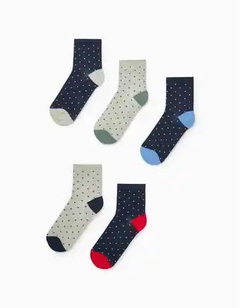 Zippy Pack 5 pares de meias às bolinhas para menino, multicolor promoção