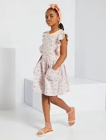 Kiabi Vestido florido com gola claudine promoção