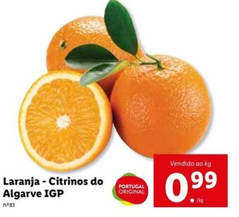 Lidl Laranja promoção