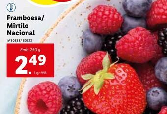 Lidl Framboesa promoção
