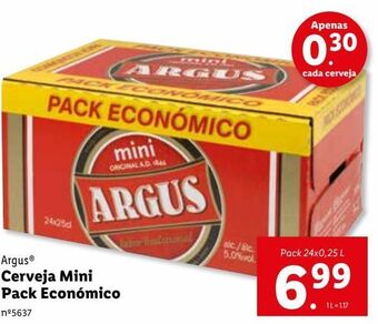 Lidl Cerveja argus promoção