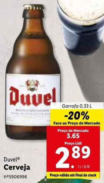 Lidl Cerveja promoção