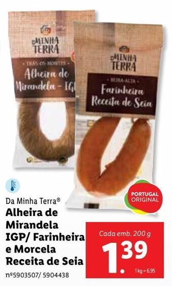 Lidl Alheira promoção