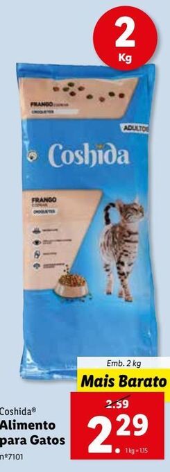 Lidl Comida para gatos promoção