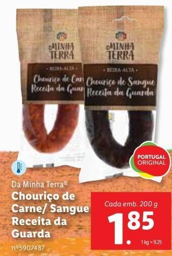 Lidl Chouriço promoção