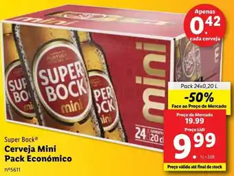 Lidl Cerveja super pop promoção