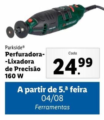 Lidl Lixadeira elétrica parkside promoção