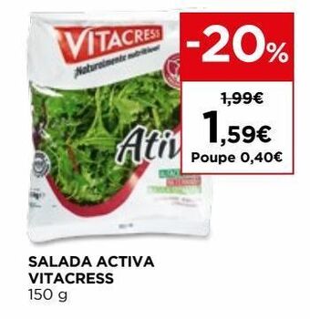 El Corte Inglés Saladas prontas vitacress promoção