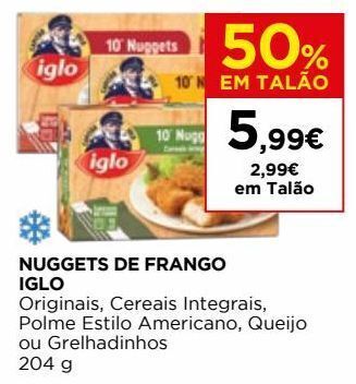 El Corte Inglés Nuggets de frango iglo promoção
