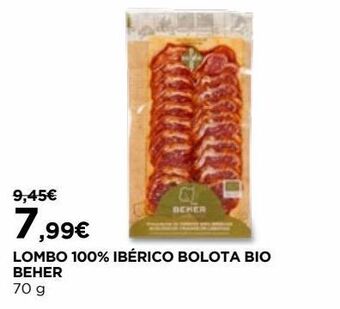 El Corte Inglés Lombo ibérico promoção