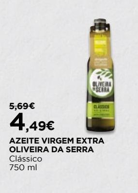 Azeite extravirgem oliveira da serra