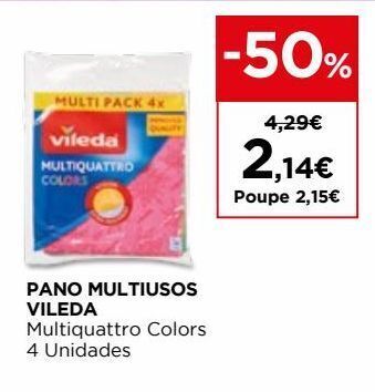 El Corte Inglés Pano de limpeza vileda promoção