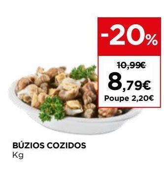 El Corte Inglés Frutos do mar promoção
