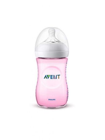 Prénatal Mamadeira rosa natural 260ml - avent promoção