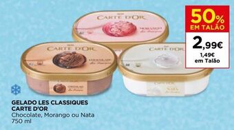 El Corte Inglés Gelados carte d'or promoção