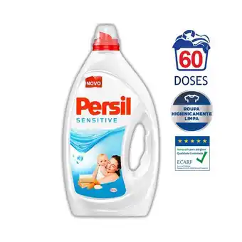 Pingo Doce Detergente máquina da roupa líquido sensitive persil - 60 doses promoção