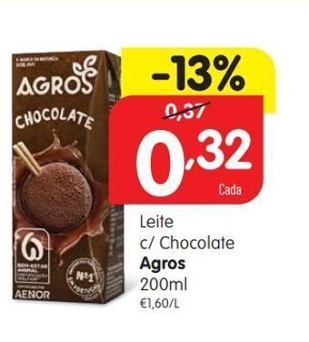 Minipreço Achocolatado agros promoção