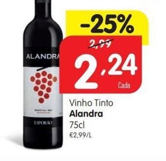 Vinho tinto alandra