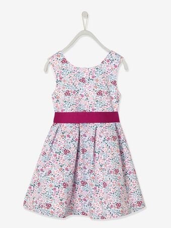 Vertbaudet Vestido estampado às flores, especial cerimónia, para... promoção
