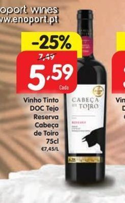 Minipreço Vinho tinto cabeça de toiro promoção