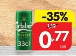 Minipreço Lata de cerveja carlsberg promoção