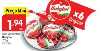 Minipreço Queijos babybel promoção