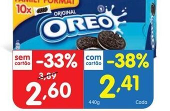 Minipreço Bolacha recheada oreo promoção
