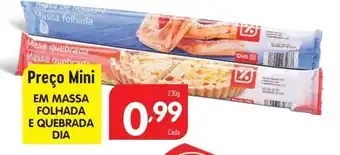 Minipreço Massa folhada dia promoção