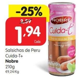 Minipreço Salsicha de peru nobre promoção