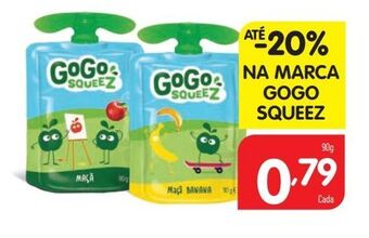 Minipreço Polpa de frutas gogo squeez promoção