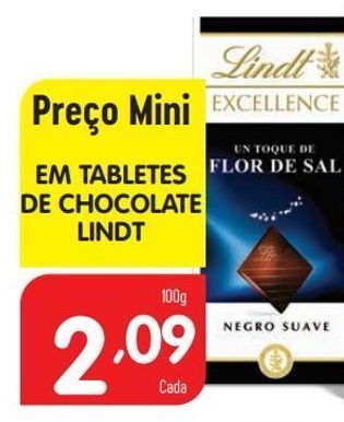 Minipreço Chocolates lindt promoção