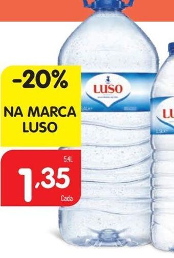 Minipreço Água luso promoção