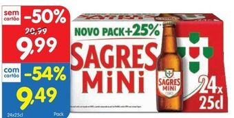 Minipreço Cerveja sagres mini promoção