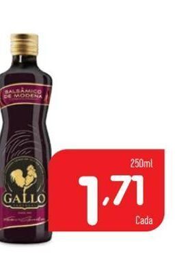 Minipreço Vinagre balsâmico gallo promoção