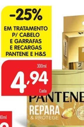 Minipreço Produtos para o cabelo pantene promoção