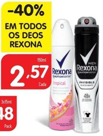 Desodorizante rexona
