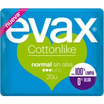 Neomáquina Evax clean dry normal sem abas 20un promoção