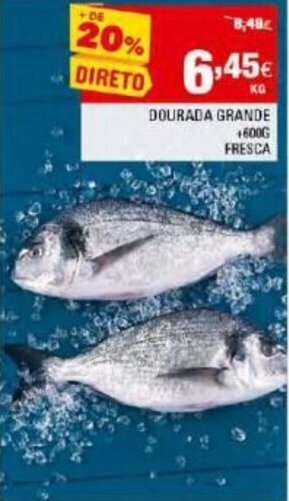 Continente Dourada Grande +600g promoção