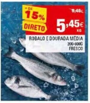 Continente Robalo e Dourada Média 200-600g promoção