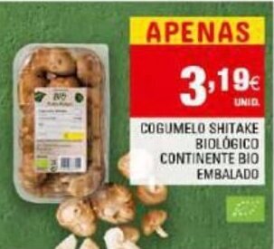 Cogumelo Shitake Biológico - emb. 115 gr - Continente Bio