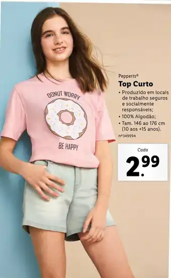 Lidl Top Curto promoção