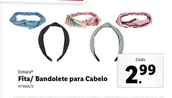 Lidl Fita/ Bandolate para Cabelo promoção