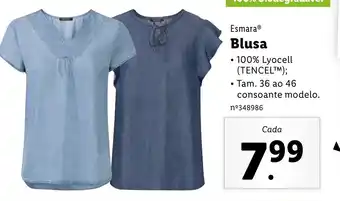 Lidl Blusa 100% Lyocell promoção