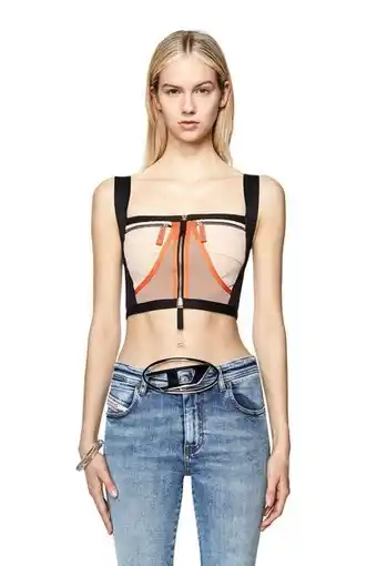 Diesel Top in power mesh promoção