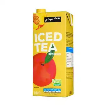 Pingo Doce Refrigerante sem gás de pêssego iced tea pingo doce promoção